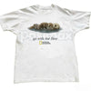 National Geographic "Go with the Flow" T-Shirt - Official Style Nature Exploration Graphic Tee, Premium 100% Cotton Adventure Gift Top, Inspirational Outdoorsy Unisex Shirt, National Geographic Explorer Fan Apparel, Soft Lived-In Earthy Fashion