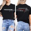 "Just Because You Are Offended" Charlie Kirk T-Shirt - Patriotic Freedom Shirt, Conservative Apparel