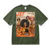 Afro Glamour Vintage Magazine Cotton T-Shirt – Retro Black Beauty Graphic Tee, Premium Melanin Pride Unisex Streetwear Shirt