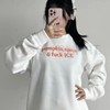 Pumpkin Spice & Freedom Embroidered Sweatshirt – Support Immigrant Families Crewneck by Dog Mom Hat