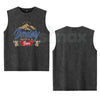 Men's Daddy Needs A Beer Tank Top – Retro Funny Drinking Graphic Sleeveless Shirt, Vintage Washed Lightweight Cotton Summer Top