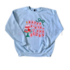 Minimalist "HBD Jesus" Funny Christmas Crewneck – Unisex Sarcastic Holiday Sweatshirt by Dog Mom Hat