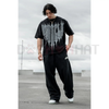"Revenge" Washed T-Shirt – Oversized Gothic Streetwear Graphic Tee by Dog Mom Hat