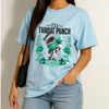 "It's A Throat Punch Kinda Day" Skull & Roses T-Shirt by Dog Mom Hat