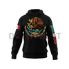 Mexico States Design Black Hoodie – Mapa de México Graphic Pullover by Dog Mom Hat