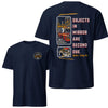 "Objects in Mirror" Firefighter T-Shirt - Vintage Fire Truck Graphic Tee, Firefighting Gift for Men & Women