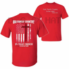 Freedom 14th Red God Family Country T-Shirt – Retro Graphic Patriotic Statement Tee by Dog Mom Hat
