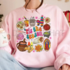 Retro Mexican Christmas 'Tis The Season' Crewneck – Womenswear Cafecito Y Chisme Sweatshirt by Dog Mom Hat