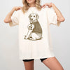 Golden Retriever "I Love Mom" Tattoo Shirt by EnjoyMyDesign LLC
