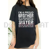 Brother Birthday & Xmas Funny T-Shirt by Dog Mom Hat