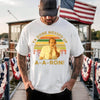 "Ya Done Messed Up Aaron" T-Shirt - Key & Peele Quote Tee, Vintage Sunset Design, Unisex Retro Apparel