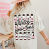 Personalized Insta Handle Boundary T-Shirt – Unisex "Watch Your Tone" Slogan Tee by Dog Mom Hat