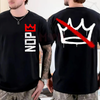 No Kings in America T-Shirt – Anti-Authoritarian Crown Shirt by Dog Mom Hat