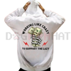 "Working Like Crazy To Support The Lazy" Hoodie by Dog Mom Hat