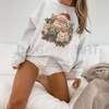 Retro Santa Claus and Kittens Christmas Winter Sweatshirt – 90s Old Saint Nick Cat Lovers Gift by Dog Mom Hat