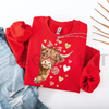 Valentine Highland Cow Sweatshirt by Dog Mom Hat