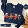 Gingerbread Christmas Nurse Sweatshirt by Dog Mom Hat