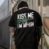 Funny 'Kiss Me I'm AR-ish' St. Patrick's Day Shirt by Dog Mom Hat