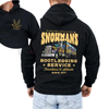 Snowman's Bootlegging Service 2-Side Hoodie by Dog Mom Hat
