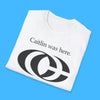 "Caitlin Was Here" T-Shirt - Caitlin Clark Fan Apparel, Western Style Meme Tee, Trendy Streetwear Gift