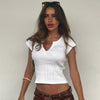 Women's Waist-cinching Figure-flattering Sleeveless T-shirt Top by My Store