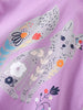 Children's Fox Graphic Ruffle Hem T-Shirt by Simply Love