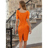 Bandage Dress Temperament Dress Sleeveless