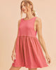 Round Neck Mini Tank Dress For Women–Versatile Everyday Essential, Comfortable & Stylish Casual Dress, Perfect for Layering or Standalone Look by Stevvex
