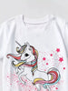 Children's Unicorn Graphic Short Sleeve T-Shirt by Simply Love