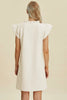 Double Take Full Size Ruffled V-Neck Cap Sleeve Dress – Ruffled V-Neck Dress, Cap Sleeve Dress, Elegant Ruffled Dress, Flattering V-Neck Dress, Stylish Full-Size Dress, Comfortable Ruffle Dress, Chic Cap Sleeve Dress by Stevvex