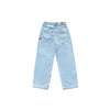 Retro Pocket Embroidered Hot Girl Versatile Loose Wide Leg High Street Casual Jeans