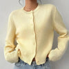 Light Ribbed Button-Up Cardigan by FitiqueFit