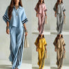 Women's Short-Sleeve Shirt & Loose Pants Two-Piece Set by FitiqueFit