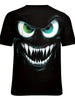 3D Evil Smile Shirt for Men – Streetwear Graphic Short Sleeve Tee by FitiqueFit