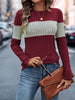 Color Block Round Neck T-Shirt by Simply Love