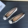 Women's Korean Style Square Toe Soft Sole Slip-On Flats – Wide Size by FitiqueFit