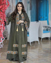 Decorative Ethnic Style Loose Casual Two-piece Suit Belted