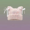 Bow-knot Knitted Casual Hat For Women by My Store
