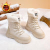Women’s Fleece-Lined Chunky Sole Shoes – Warm Casual Winter Comfort Shoes by FitiqueFit