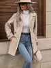Women’s Elegant Woolen Coat – Medium-Length Lapel Slim Fit Winter Coat by FitiqueFit