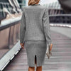 Women's Two Piece Set - Pullover Sweater & Bodycon Skirt Cozy Outfit by FitiqueFit