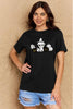 Simply Love Full Size Cat & Pumpkin Graphic Cotton T-Shirt by Simply Love