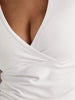 Elegant Wrap V-Neck Slim Fit T-Shirt by Simply Love