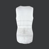 Women’s Solid Color Thin White Pullover Vest by FitiqueFit