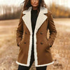Women's Suede-Look Trench Coat by FitiqueFit
