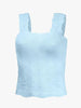 Women's Pleated Figure-flattering Square-neck Camisole by FitiqueFit