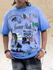 Men's Graphic Round Neck T-Shirt by Simply Love