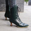 Women’s High Heel Martin Boots – British Style Motorcycle Fashion by FitiqueFit