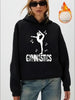 Women’s Gymnastics Print Hoodie by FitiqueFit