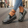 Casual Women’s Sneakers | Four-Seasons Thick-Sole Pedal Flat Shoes by FitiqueFit